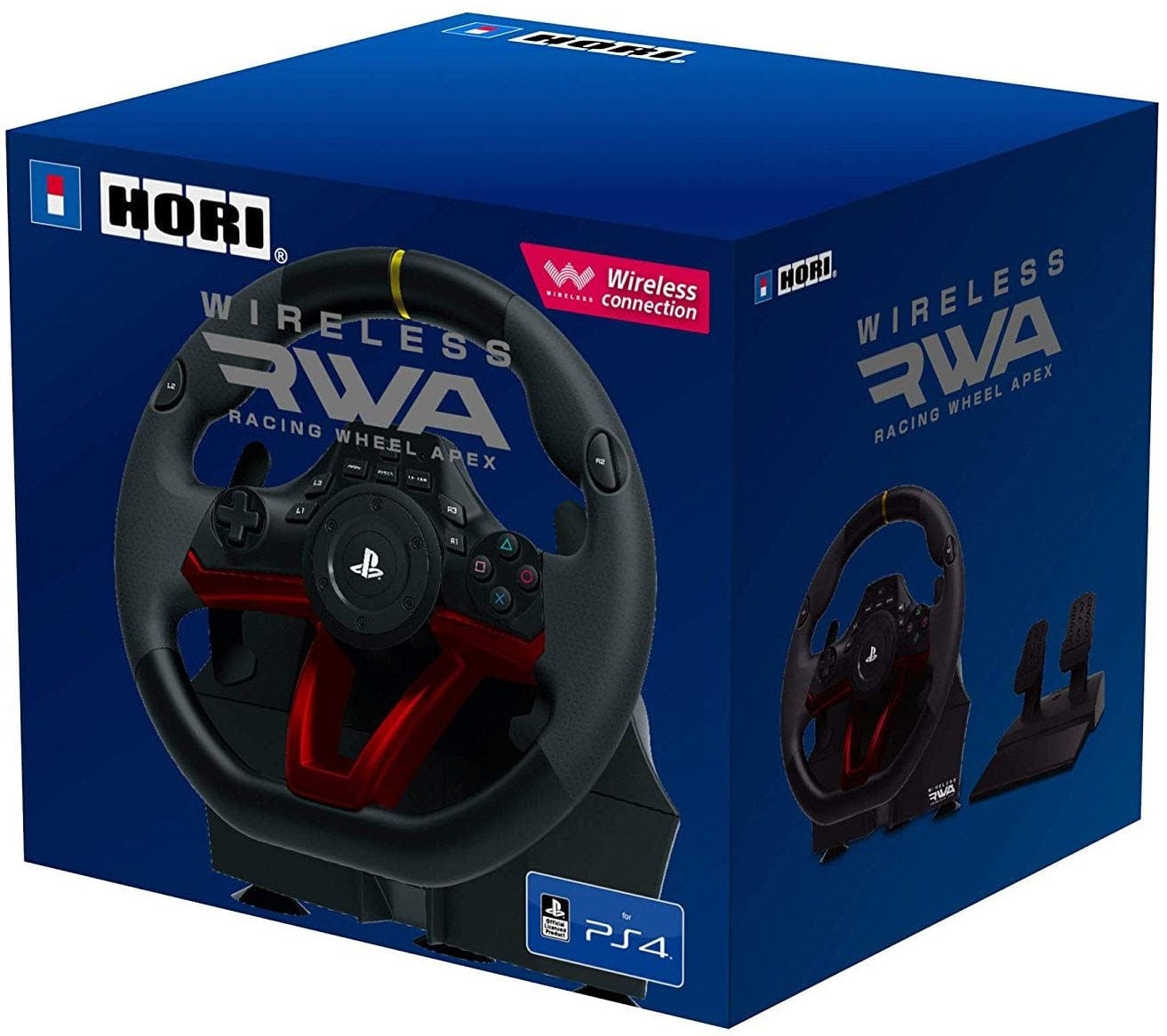 HORI PlayStation Gaming Lenkrad APEX Racing Wheel mit Pedalen für PS4, PS5  und PC