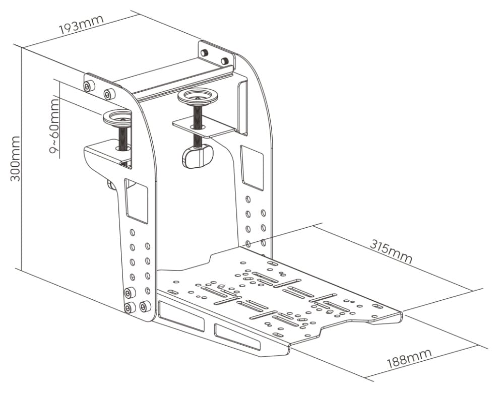 Oplite - Race + Flight Desk Mount