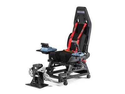 Next Level Racing Flight Seat Pro Sitz in professioneller Qualität Hotas-Montagestange