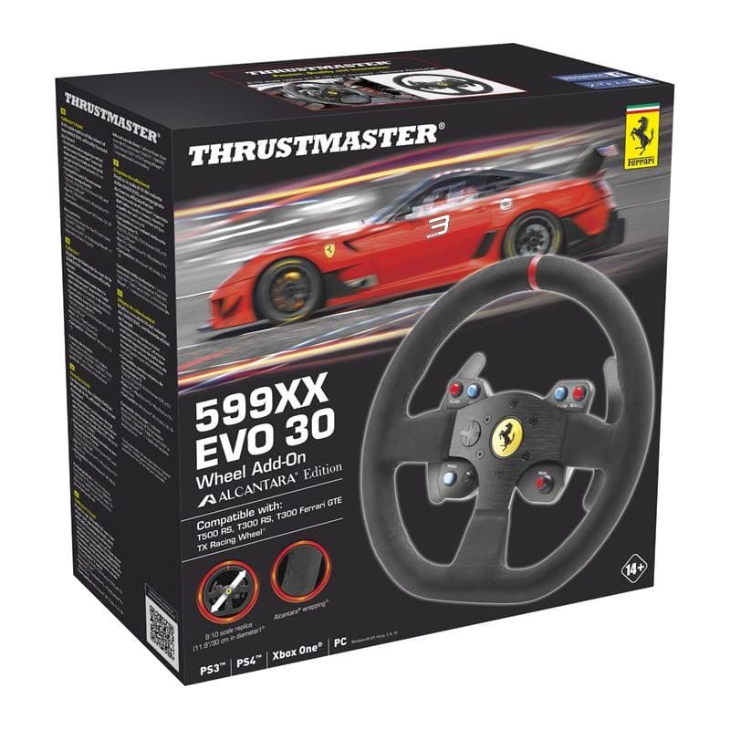 Thrustmaster - 599XX EVO 30 Alcantara Edition Wheel [Add-On]