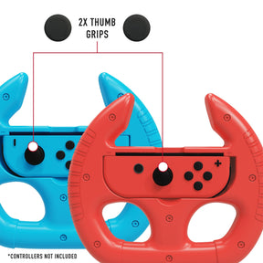 Joy-Con Racing Wheel - Double Pack - red/blue [NSW]